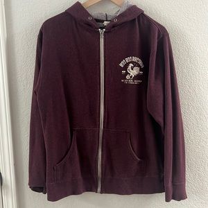 Maroon hoodie